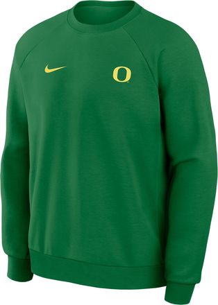 Nike Oregon Premium Performance Nike Mens Dri-FIT College Pullover Crew in Green | 03EK30DUON-BXN