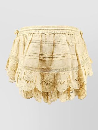 Isabel Marant embroidered cotton mini skirt