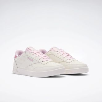 Reebok Classic Sneaker REEBOK CLASSIC REEBOK COURT ADVANCE, Damen, Gr. 37,5, chalk, frostedberry, dustyrose, Synthetik, Schuhe Sneaker