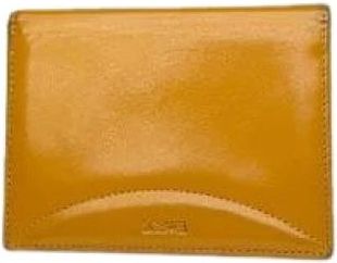 Loewe Pre-owned Vintage Card Holder - Dames - Vintage Accessoires - Geel - ONE Size - Leer - Vintage