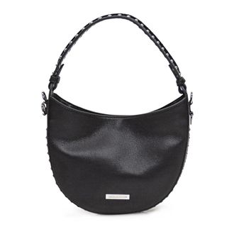 Dsquared2 Zwarte Hobo Handtas met Noppen - Dames - Handtassen - Zwart - ONE Size - Tassen
