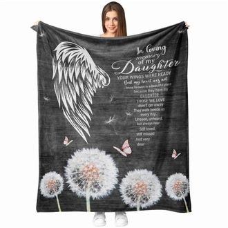 OEM Manta Conmemorativa De Franela Suave (50x60 Pulgadas): Un Regalo Reconfortante Para Padres, Abuelos O Hermanas Fallecidos, Que Satisface Las Necesidad