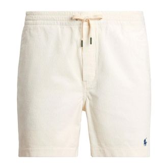Ralph Lauren Casual Shorts, male, White, Size: XL 6-Inch Prepster Corduroy Short