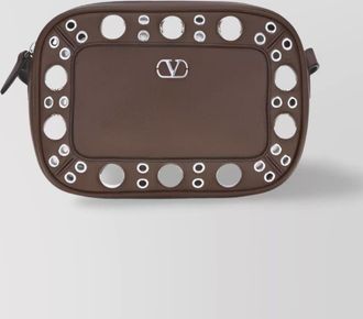 Valentino Garavani nellc&ocirc;te leather shoulder bag