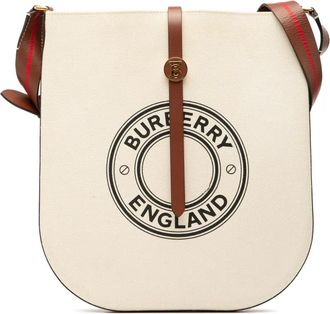 Burberry 2018-2025 Printed Canvas Logo Anne crossbody bag - Marrone
