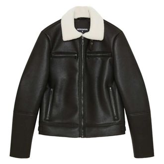 Patrizia Pepe Leren Jassen - Heren - Zomerjassen - Zwart - 2XL - Jassen