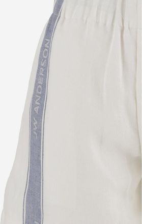 J.W.Anderson Womens Linen Trousers White Short