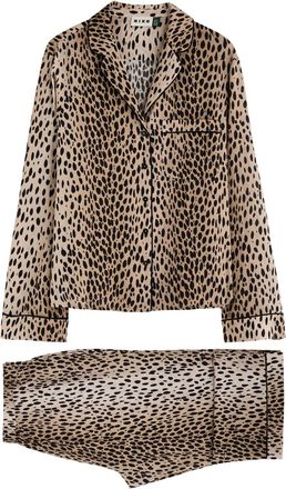 Rixo Rixo Austin Printed Pyjama set - Brown - S (UK8-10 / S)