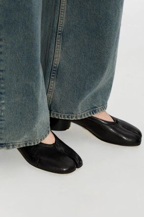 Maison Margiela Tabi Cut-out Shoes, Womens, Black