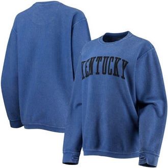Pressbox Womens Pressbox Royal Kentucky Wildcats Comfy Cord Vintage Wash Basic Arch Pullover Sweatshirt at Nordstrom, Size Medium