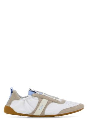 Chlo&eacute; Multicolor Fabric And Suede Sneakers