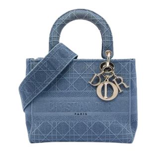 Dior Pre-owned Lady D-Lite - Dames - Pre-owned - Blauw - Maat: ONE Size Zijde