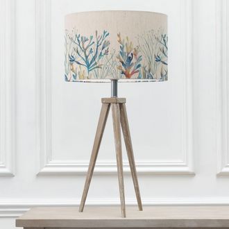 Voyage Maison Aratus Table Lamp With Coral Reef Eva Lampshade in Beige