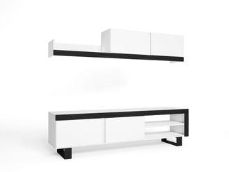 Skraut Home Skraut Home - Mueble De Sal&oacute;n Idem Con Patas - M&oacute;dulos De Comedor - Mueble Tv Sal&oacute;n - Conjunto De Muebles - M&oacute;dulo De Almacenaje - Estilo Moderno - Co