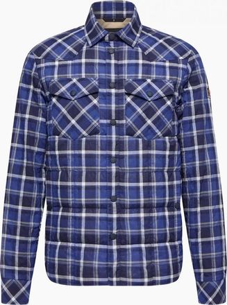 Moncler Mens Gelt shirt Jacket Blue - Size: Regular/44