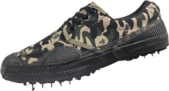 Generic Running Shoes Camouflage Flat Liberation Style Work Shoe Fashion High Proof Non-Slip Wear-Resistant Fashion Low Footwear, Lightweight Lace-Up Trainers