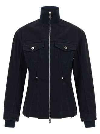 Jean Paul Gaultier Womens The Slit Denim Jacket