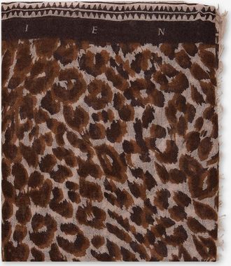 Friendly Hunting Stola aus gebürstetem Kaschmir Cheetah