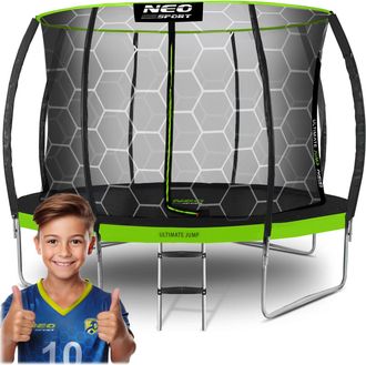 OEM Cama El&aacute;stica De Jard&iacute;n Perfilada De 435 Cm (14 Pies) Con Red Interna Neo-sport