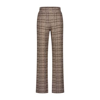 Hart by Helena Hart Dames, Broeken, Bruin, Maat: XS Tweed