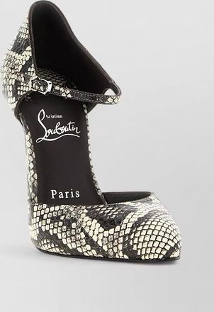 Christian Louboutin elaphe leather pumps