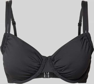 Lascana Bikini-Oberteil mit Raffungen in Black, Gr&ouml;&szlig;e 38D