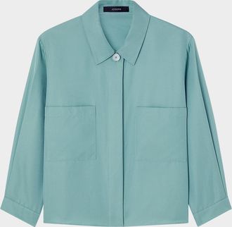 Joseph Satie Boxy Silk-Cotton Shirt