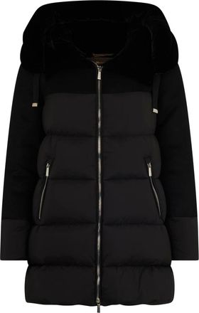 Moorer Elegant Winter Coat with High Collar
