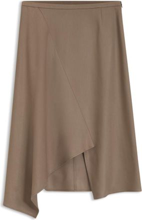 BOSS A-line skirt with asymmetrical hem