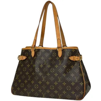 Louis Vuitton Brown Monogram Shoulder Bag Tote Bag (Pre-Owned)