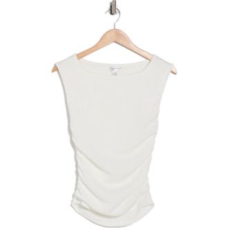 Vigoss Textured Boatneck Tank in White at Nordstrom Rack, Size X-Large