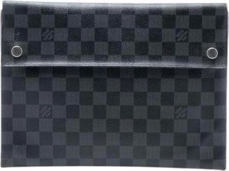 Louis Vuitton Pre-owned Clutches, female, Black, Size: ONE SIZE Pre-owned Canvas Clutch