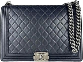 Chanel Pre-owned Vintage Shoulder Bag - Dames - Vintage Schoudertas - Zwart - ONE Size - Vintage