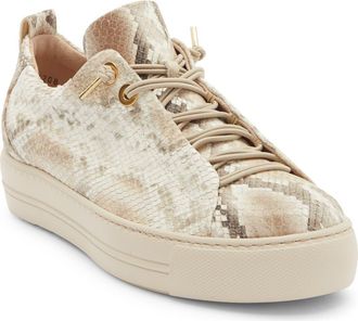 Paul Green Zena Platform Sneaker in Boa Bisque at Nordstrom Rack, Size 10.5Us / 8Uk