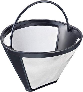 OEM Filtro De Caf&eacute; Reutilizable, Para 8 A 12 Tazas De Caf&eacute;, Tama&ntilde;o De Filtro 4, Acero Inoxidable