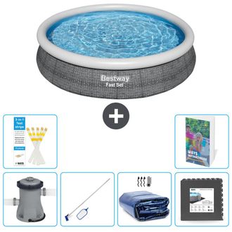 Bestway Piscina Bestway Fast Set Redonda - 366x76 Cm - 7-piezas S217