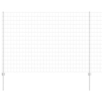 Berkfield Home Euro Fence with 10 U Posts Silver 1, 6x10 m Steel