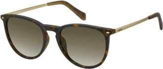 Fossil Zonnebril - unisex - Zonnebrillen - Bruin - 53 MM - Accessoires