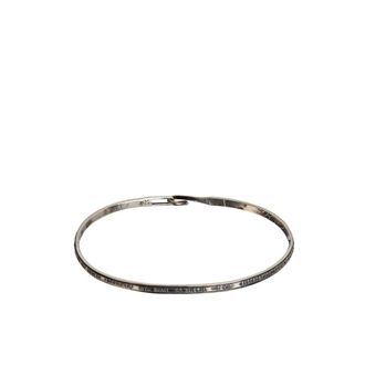 Werkstatt M&uuml;nchen Bracciale Hook Lyrics - - Accessories - unisex - Grigio - S