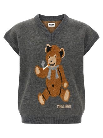 Magliano Mens Teddy Bear Vest