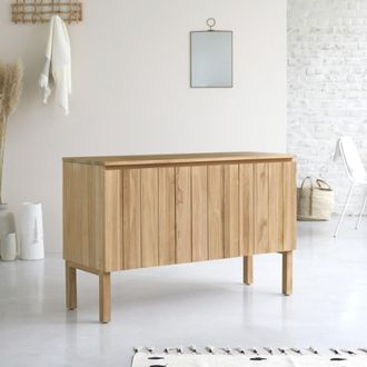 Tikamoon Mueble de almacenaje de teca maciza 120 cm