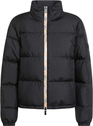 Burberry Gewatteerd Jack - Dames - Winterjassen - Zwart - S - Polyester - Jassen