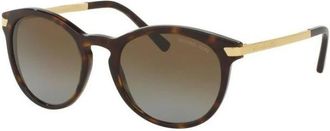 Michael Kors Authentieke Adrianna III Zonnebril Premium Kwaliteit - Dames - Zonnebrillen - Bruin - 53 MM - Accessoires