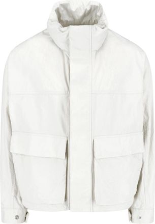 Christophe Lemaire Gray Short Ventile Cotton Parka Jacket