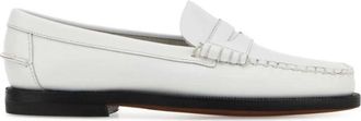Sebago White Slip On Loafers