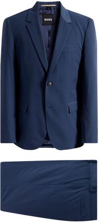 BOSS Houston Slim Fit Dark Blue Suit at Nordstrom, Size 38 Regular