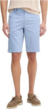Lacoste Stretch Twill Chino Shorts - Heren - Korte Broeken - Blauw - W32 - Katoen - Korte Broeken