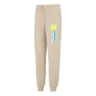 Puma Logo International Sportswear Pants Beige 536306-64