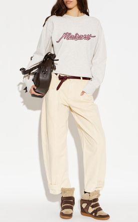 Isabel Marant Rise Sweatshirt, Womens, Cream