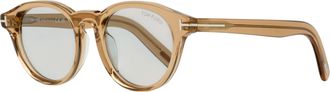 Tom Ford Mens Alt Fit Sunglasses TF1123-D 45A Transparent Brown 49mm
